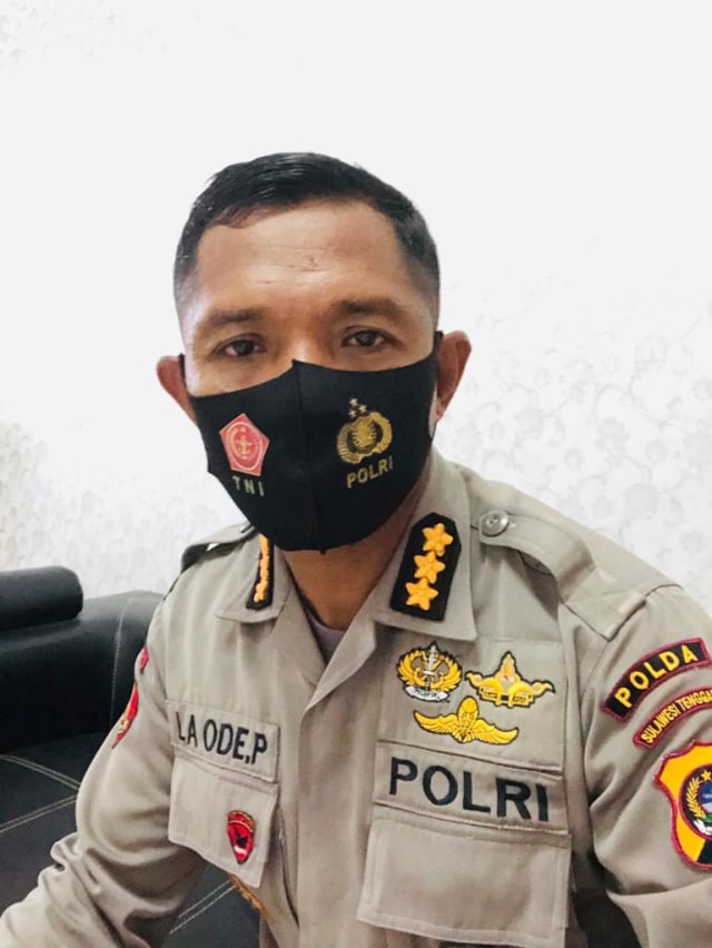 Plh Kabid Humas Polda Sultra, Kombes La Ode Proyek. Foto: Deden Saputra/kendarinesia.