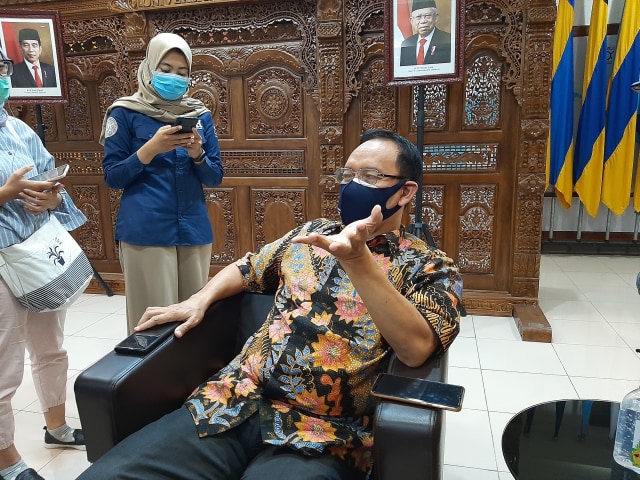 Rektor Unair Prof Mohammad Nasih. Foto-foto: Amanah Nur Asiah/Basra