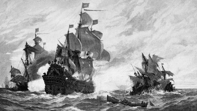 Ilustrasi bangsa barat melakukan penjelajahan samudra. Foto: istockphoto