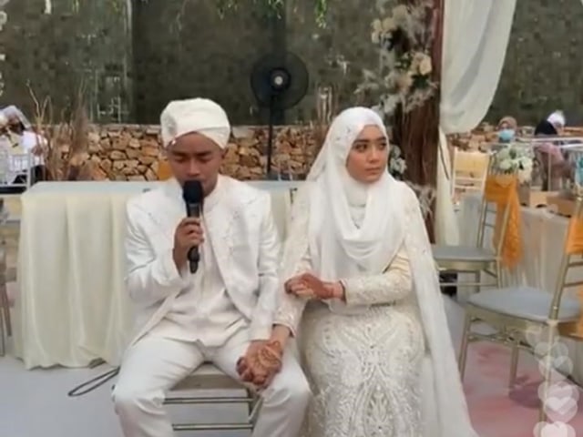 Taqy Malik menikah dengan Serell Nadirah alias Sherel Thalib. Foto: Instagram/taqy_malik