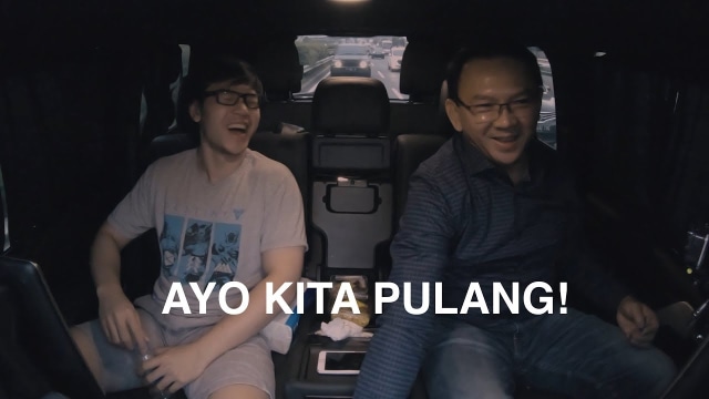Cuplikan dari salah satu vlog Ahok. Foto: YouTube Panggil Saya BTP
