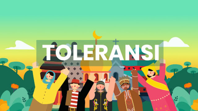 ilustrasi gambar toleransi Indonesia