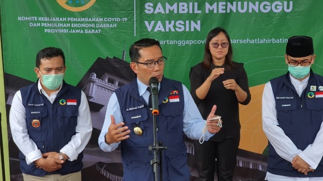 Gubernur Jawa Barat Ridwan Kamil di Depok. Foto: Dok. Istimewa