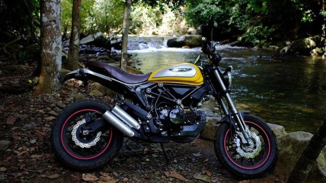 Lifan Hunter, motor China yang mirip Ducati Scrambeler Icon.  Foto: Rideapart