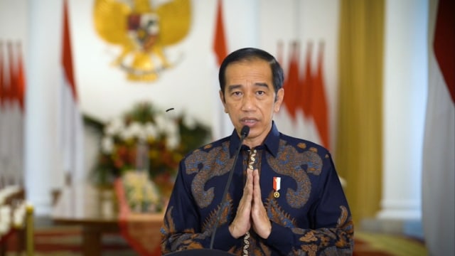Presiden Jokowi Membuka kumparan festival UMKM. Foto: Youtube Sekretariat Negara RI