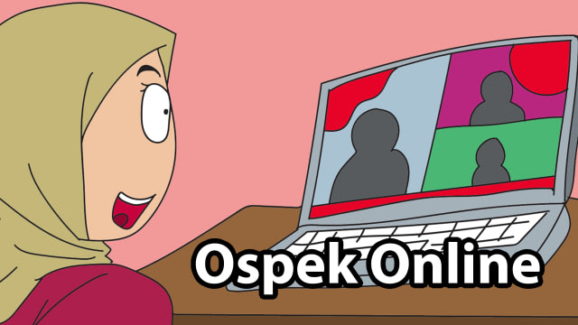 Ilustrasi ospek online. Foto: Lapak Komik/kumparan