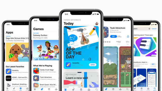 Apple App Store, toko aplikasi untuk iPhone dan iPad. Foto: Apple