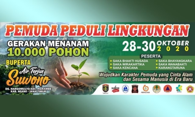 Pramuka Ngawi Agendakan Gerakan Menanam 10 Ribu Pohon Di Buper Suwono Park 
