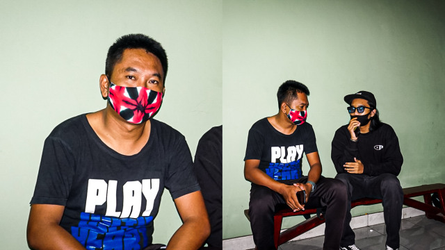 Katrok saat ditemui pada saat wawancara di Gelanggang Olahraga Ngampilan, Rabu (29/10/2020)