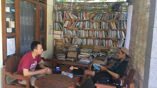 Suasana Omah Moco, pada Kamis (29/10/2020)