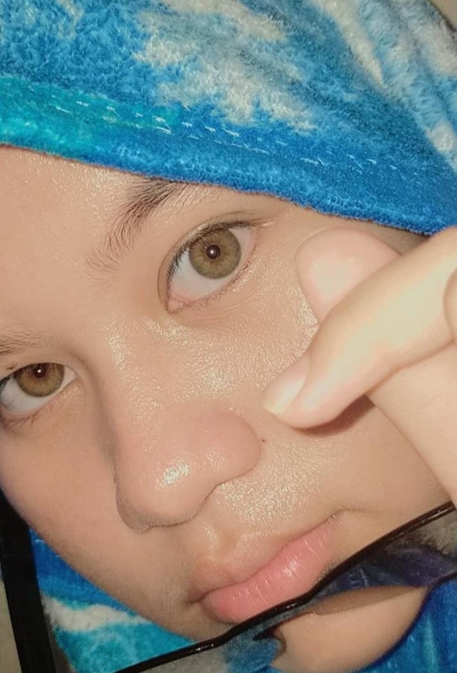Halima, gadis bermata hazel asal Balikpapan. Foto: Dok Hi!Pontianak