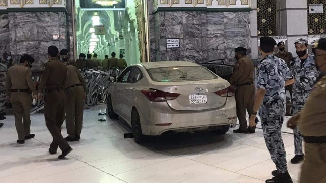 Gate 89 King Fahad, area perluasan Masjidil Haram, yang ditabrak mobil nyelonong Foto: dok. Haramain Sharifain