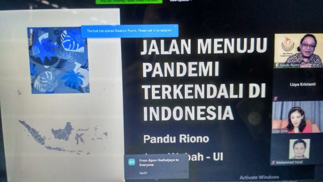 Webinar. Foto: Lizya Kristanti