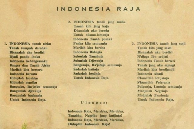 Syair Lagu Indonesia Raya, Foto: Dok. Shutterstock