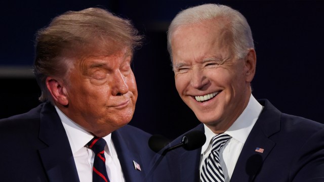 Presiden AS Donald Trump dan calon presiden dari Partai Demokrat Joe Biden. Foto: Reuters