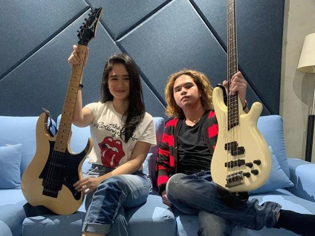 Dul Jaelani dan Tissa Biani. Foto: Instagram/tissabiani