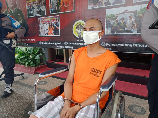 Pelaku. Foto: Rizal Adhi