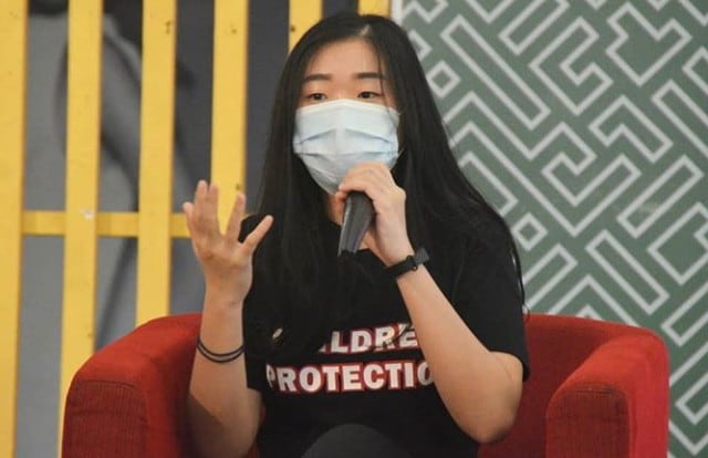 Valerie Angelina, pengacara muda di Surabaya yang juga atlet karate. Dengan karate, Valerie mengaku bisa lebih mengendalikan emosi. Foto: Masruroh/Basra﻿