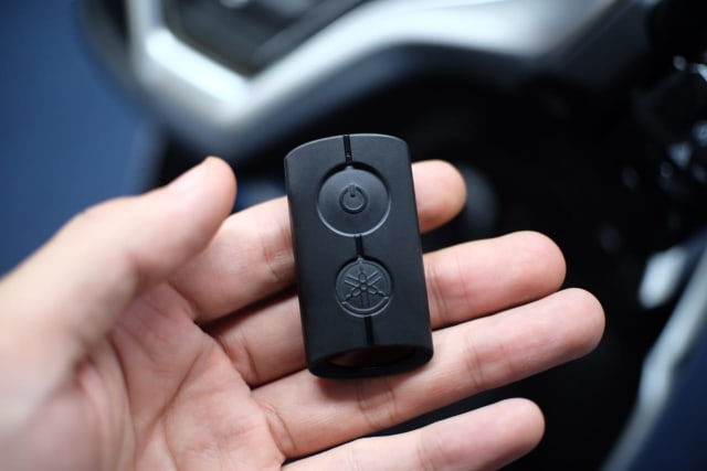 Smart key all new Yamaha Aerox. Foto: Bangkit Jaya/kumparan