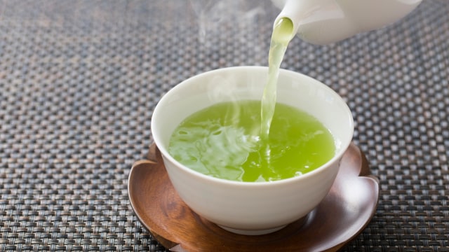 Ilustrasi teh hijau. Foto: Shutter Stock