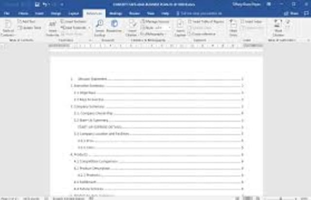 Contoh Daftar Isi. Sumber: Free-power-point-templates.com