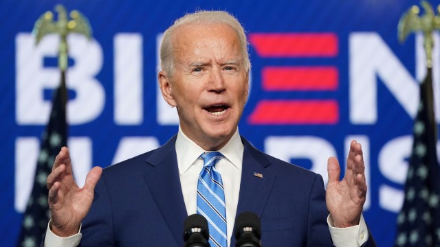 Calon presiden dari Partai Demokrat AS Joe Biden.
Foto: Kevin Lamarque / REUTERS