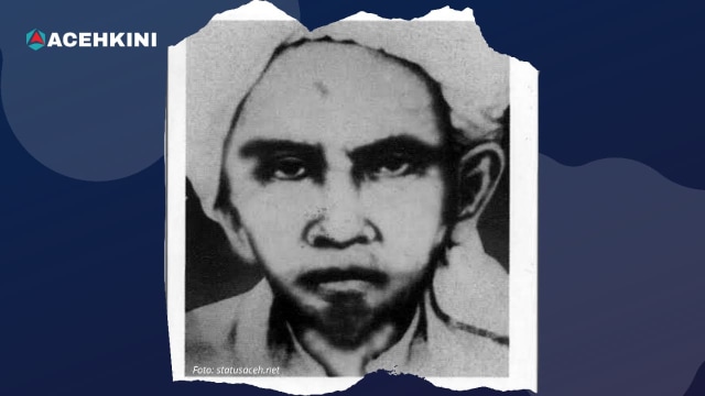 Ilustrasi Teungku Abdul Jalil alias Teungku Cot Plieng. (Habil Razali/acehkini)
