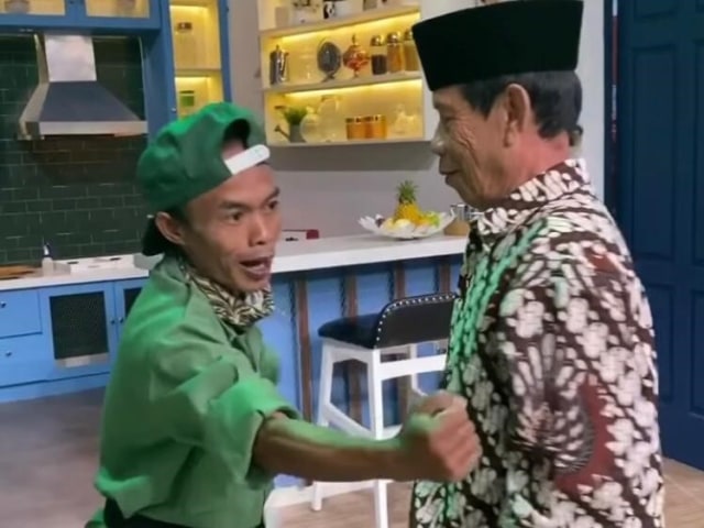 Ade Londok dan Malih Tong Tong. Foto: Instagram/m.adelondok