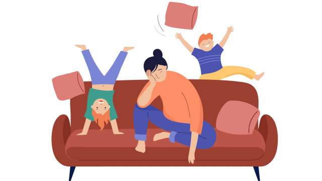 Ilustrasi perempuan stres selama pandemi. Foto: Shutter Stock