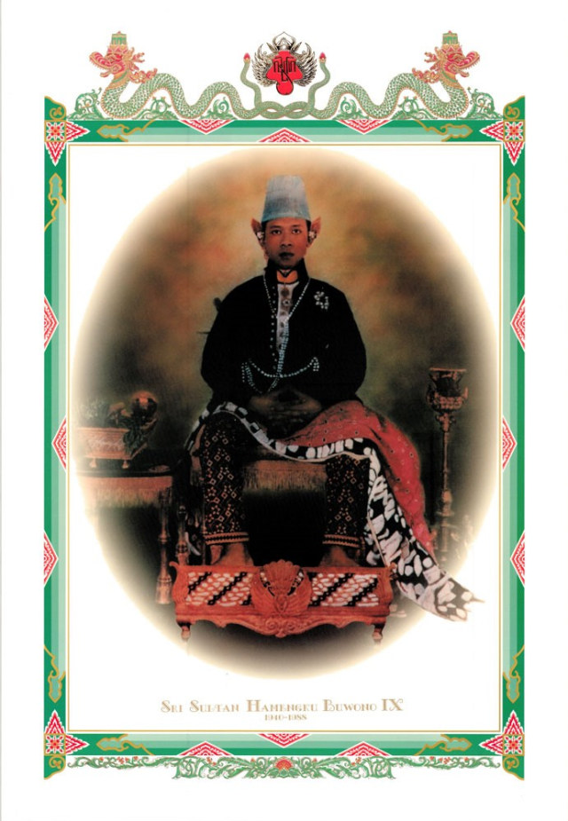 Foto Sultan Hamengkubawana IX. Sumber : Laman Resmi Kraton Yogyakarta