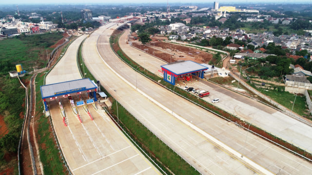 Ruas Tol Cimanggis- Cibitung seksi 1. Foto: Waskita Karya