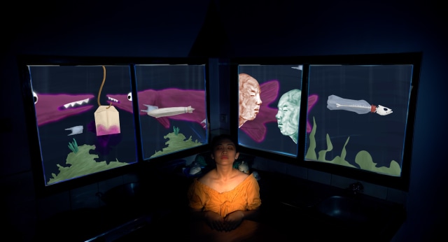 The Boy With Moving Image