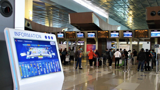 suasana di terminal 3 Bandara Soetta. Foto: Angkasa Pura II