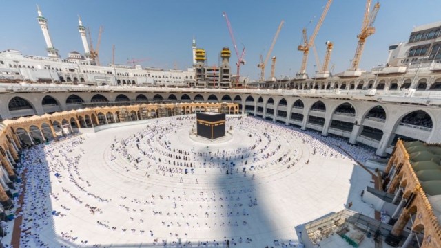 Suasana Masjidil Haram pada masa pandemi. Foto: Dok.  gph.gov.sa