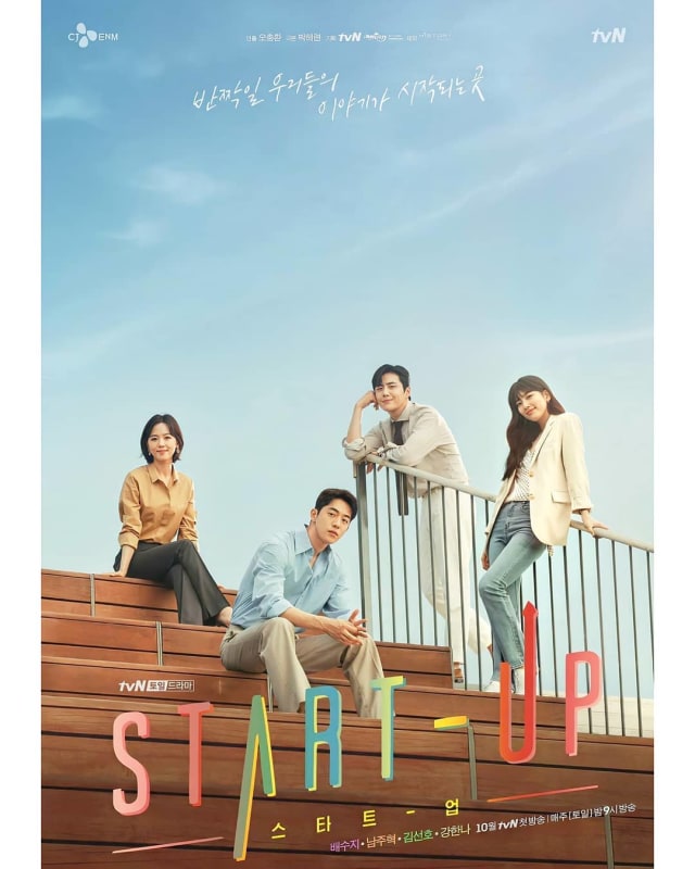Ilustrasi drama korea Start-Up  Foto: TVN Startup