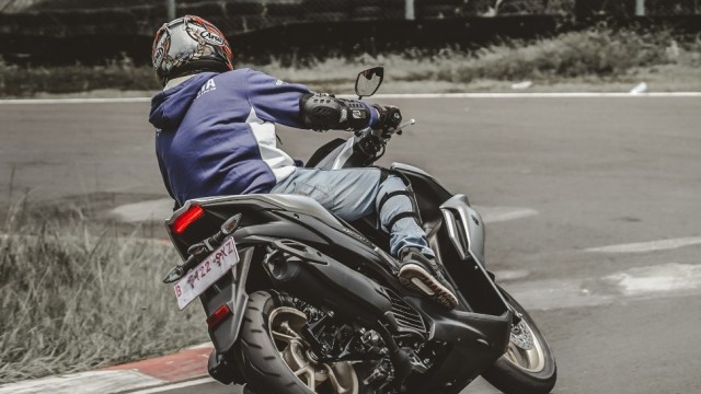 Test ride all new Yamaha Aerox 155 Connected ABS. Foto: YIMM