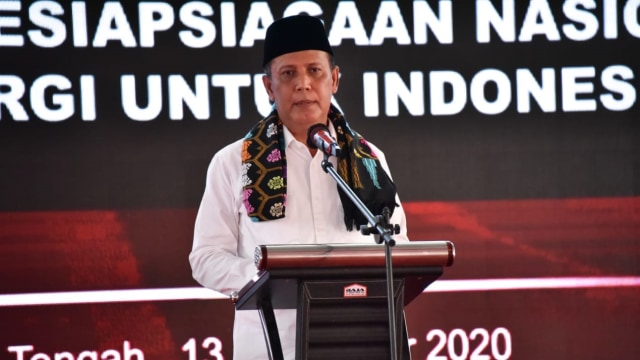 Kepala BNPT Komjen Pol Boy Rafli Amar menghadiri Deklarasi Kesiapsiagaan Nasional Bersama 90 Santri. Foto: Humas BNPT