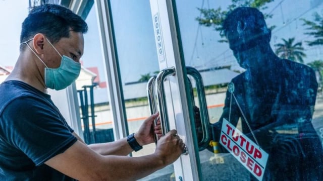 Dampak wabah corona menyebabkan ditutupnya tempat bekerja