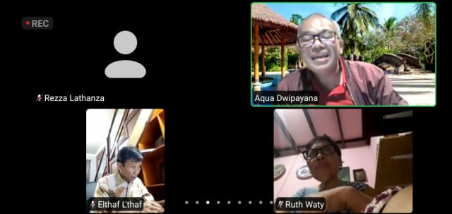 Webinar Cara Memaafkan dan Mendoakan Mereka yang Membenci. Foto: Rezza Doa