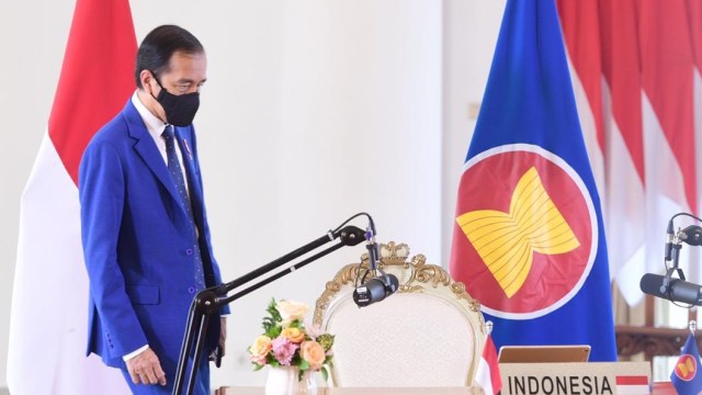 Presiden Joko Widodo hadiri KTT ASEAN-PBB dan RCEP, Minggu (15/11).
 Foto: Biro Pers Sekretariat Presiden