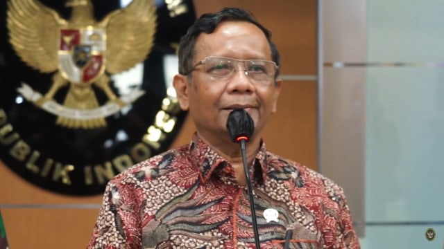 Menkopolhukam Mahfud MD. Foto: Youtube/Kemenko Polhukam