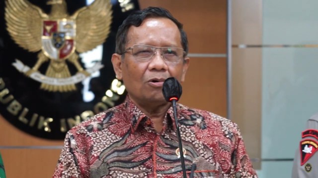 Menkopolhukam Mahfud MD. Foto: Youtube/Kemenko Polhukam