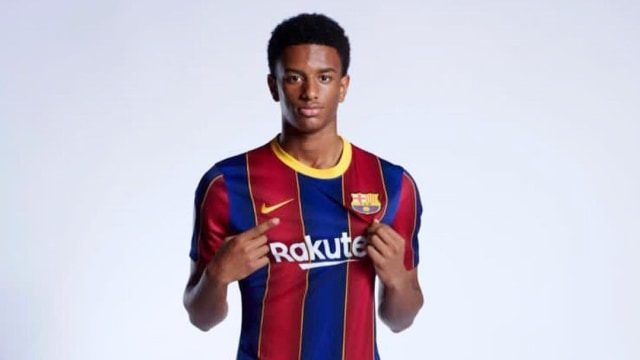 Pemain muda Barcelona, Alejandro Balde. Foto: Instagram/@abalde11