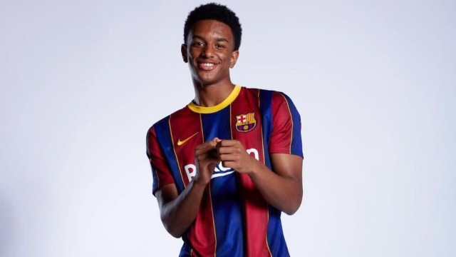 Pemain muda Barcelona, Alejandro Balde.