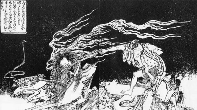 Lukisan Onryō karya Hokusai, seniman jepang zaman Edo | Wikimedia Commons