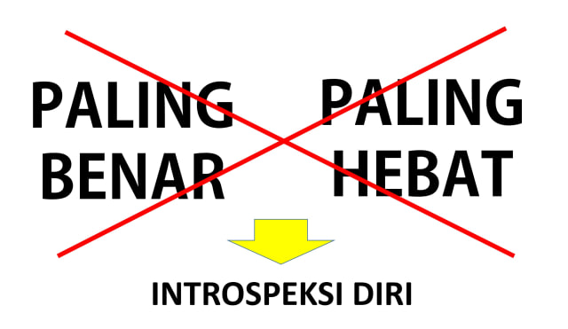 Ilustrasi Paling Benar dan Paling Hebat, Foto: Doc. Pribadi
