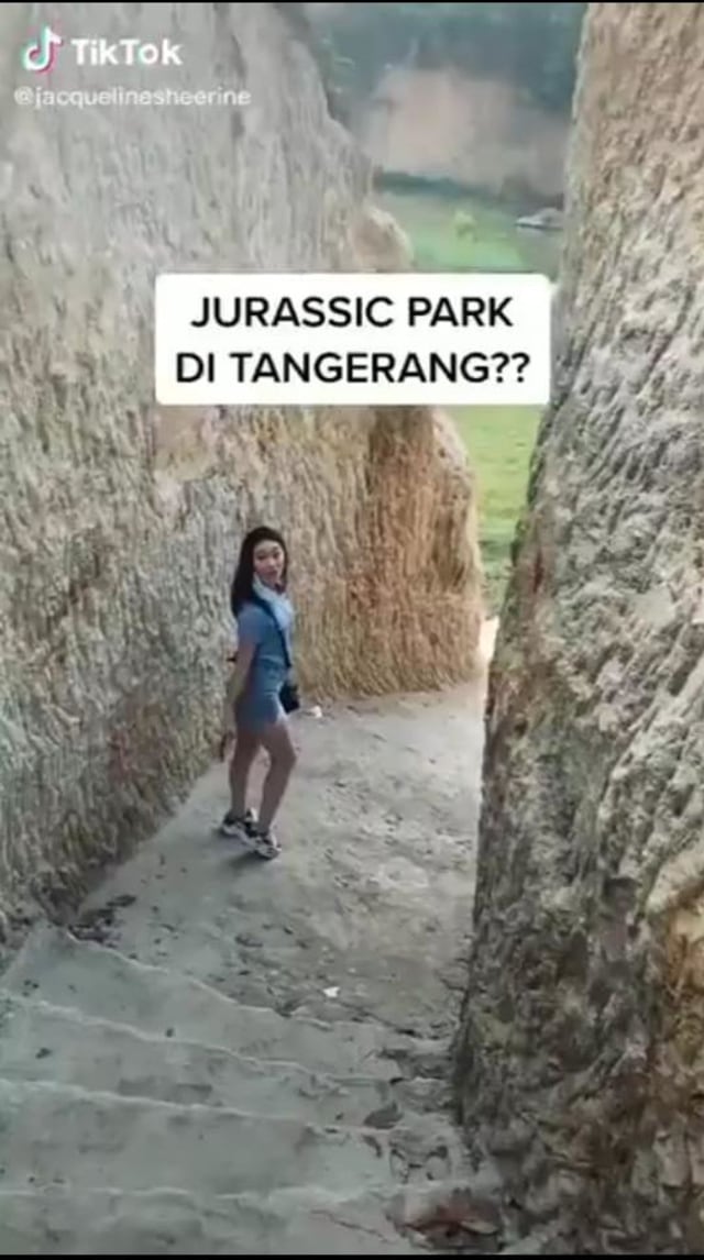 Tempat wisata mirip Jurassic Park di Tanggerang Foto: Twitter @yaadit