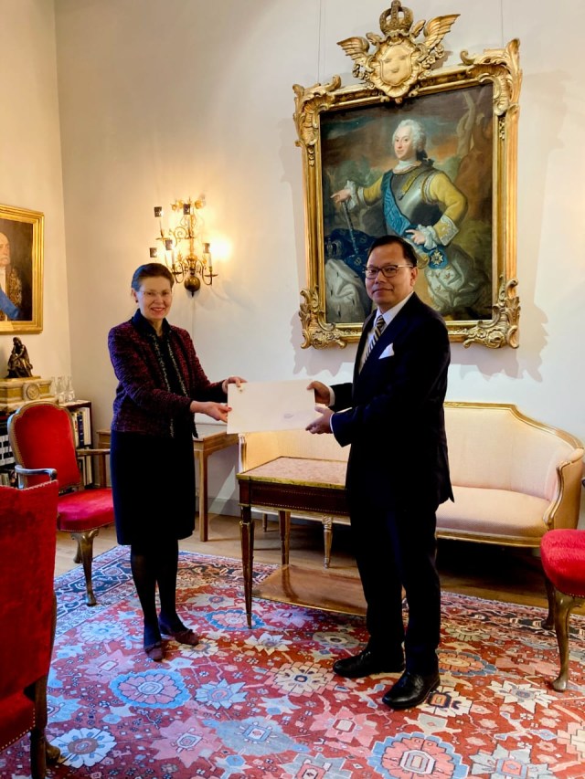 Serahkan Surat-surat Kepercayaan, Dubes Kama Targetkan Peningkatan Perdagangan