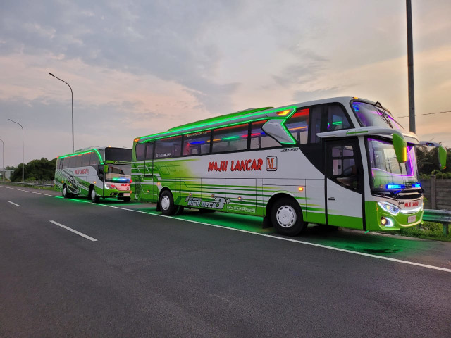 Bus PO Maju Lancar. Foto: dok. PO Maju Lancar