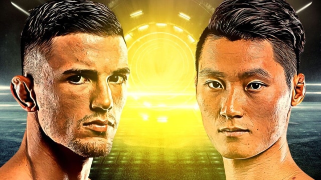 Bruno Pucci (kiri) tampil menghadapi Kwon Won Il dalam laga MMA divisi bantamweight (ONE Championship)